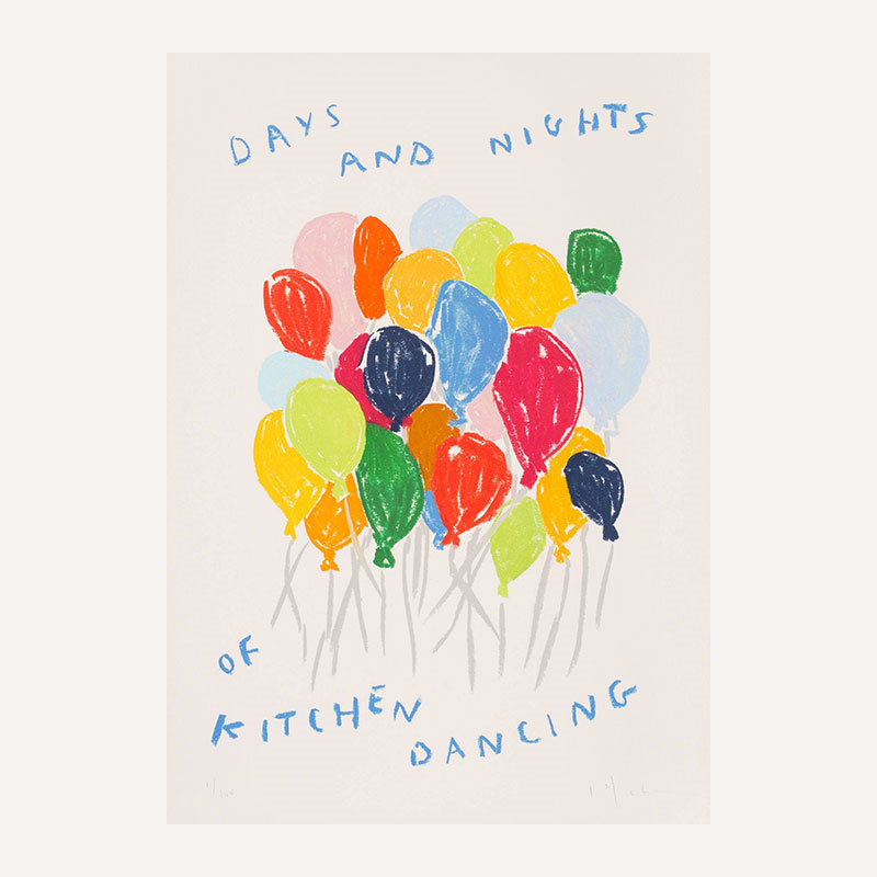 Lucy Mahon Days and Nights of Kitchen Dancing Print, A3, Multi-0