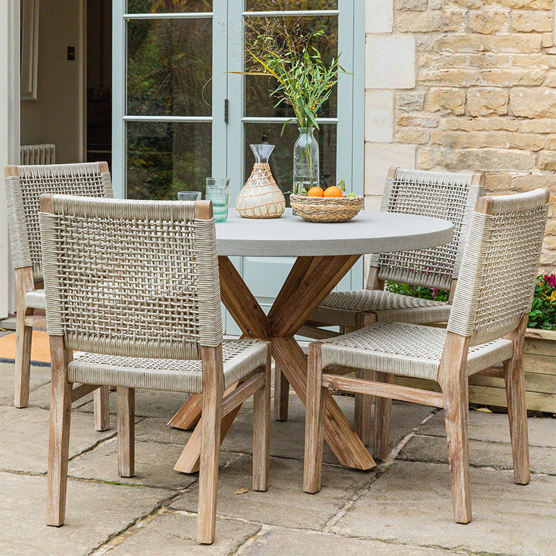 Chilford Set of 2 Dining Chairs, Acacia-3