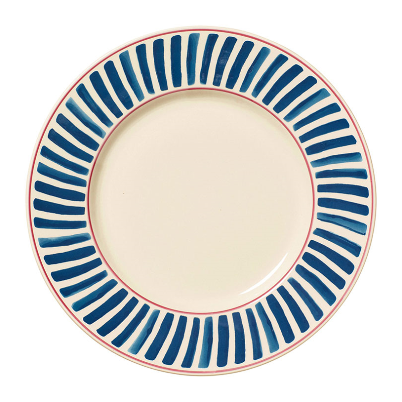 Kintaro Set of 4 Side Plates, D21cm, Indigo-0