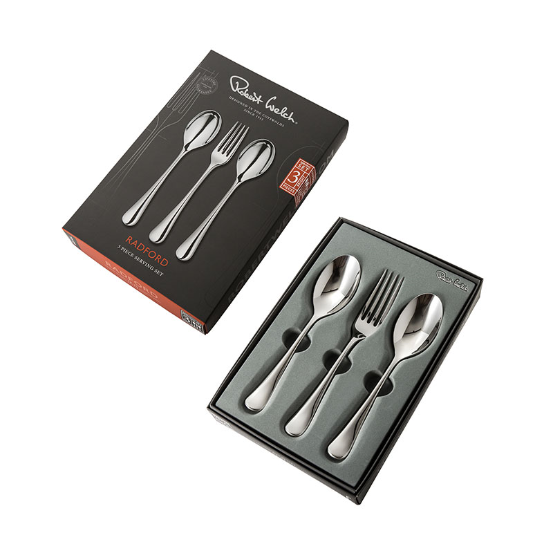 Radford 3 Piece Serving Set, Stainless Steel-6