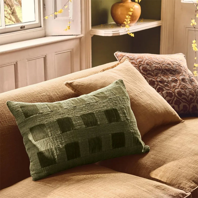 Archibald Cushion Cover, 51 x 51cm, Warm Natural-1