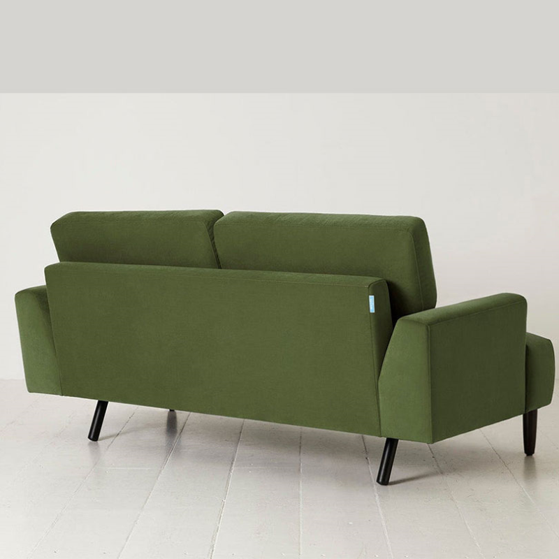 Model 05 2 Seater Velvet Sofa, Vine-3