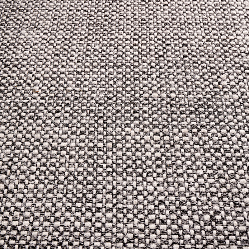 Basket Weave Indoor Outdoor Rug, 160 x 230cm, Graphite & White-2