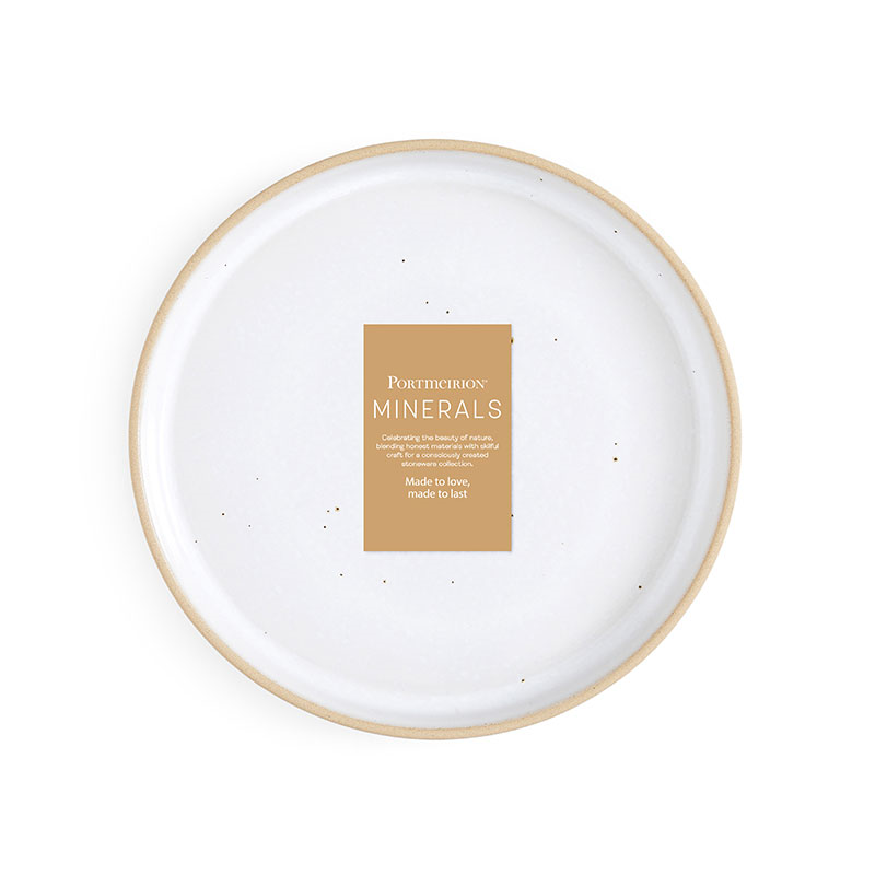 Minerals Set of 4 Side Plates, D21.5cm, Moonstone-5