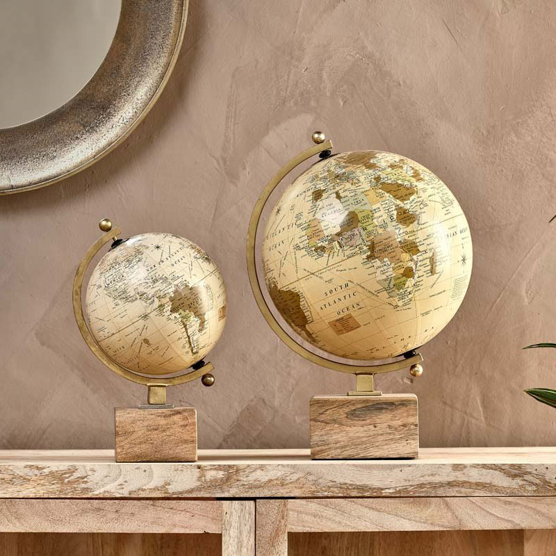 Kenda Decorative Globe, D30cm, Natural-0