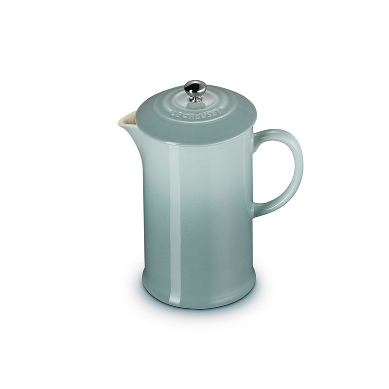 Stoneware Cafetière, 1L, Sea Salt-0