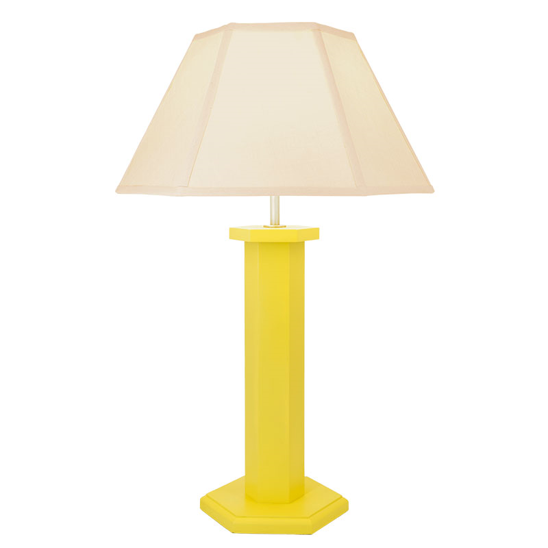 Hexagon Table Lamp Base, H47cm, Yolke-2