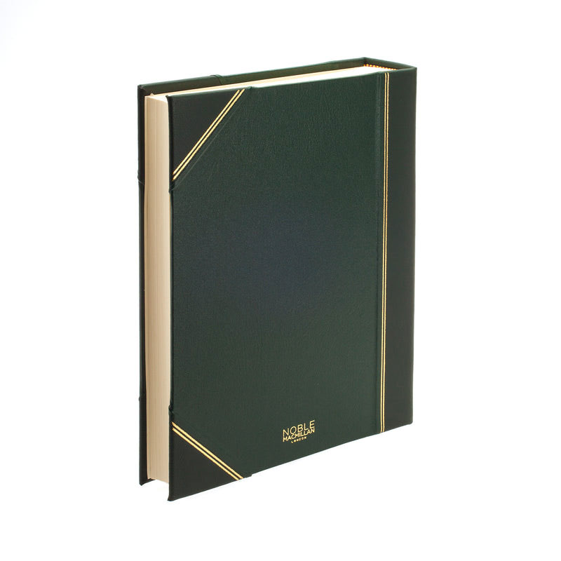 Original Portrait Half Bound Photo Album, 24 x 31cm, Green-1