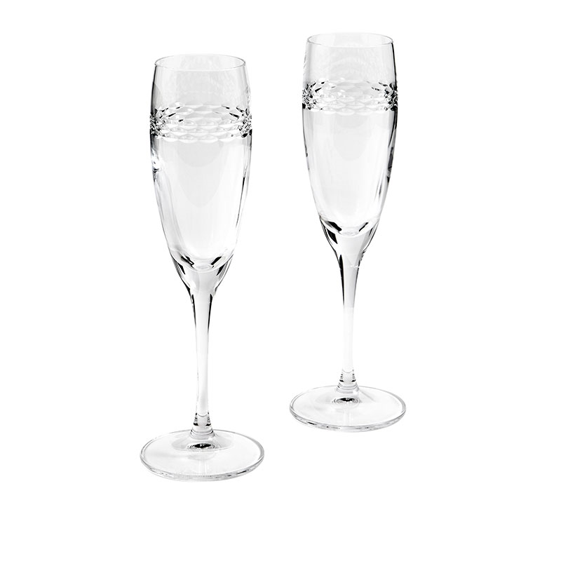 Neo Set of 2 Champagne Flutes, 210ml-0