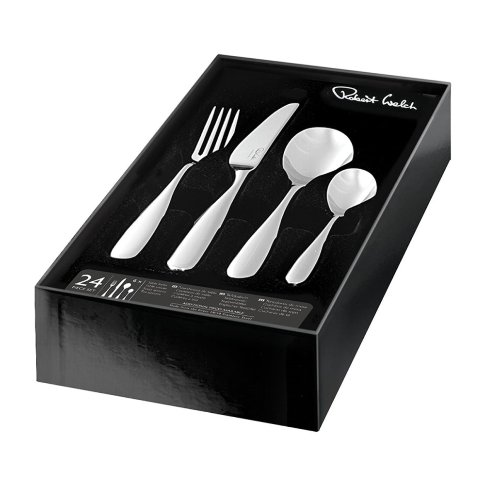 Stanton Bright 24 piece cutlery set, Stainless Steel-1