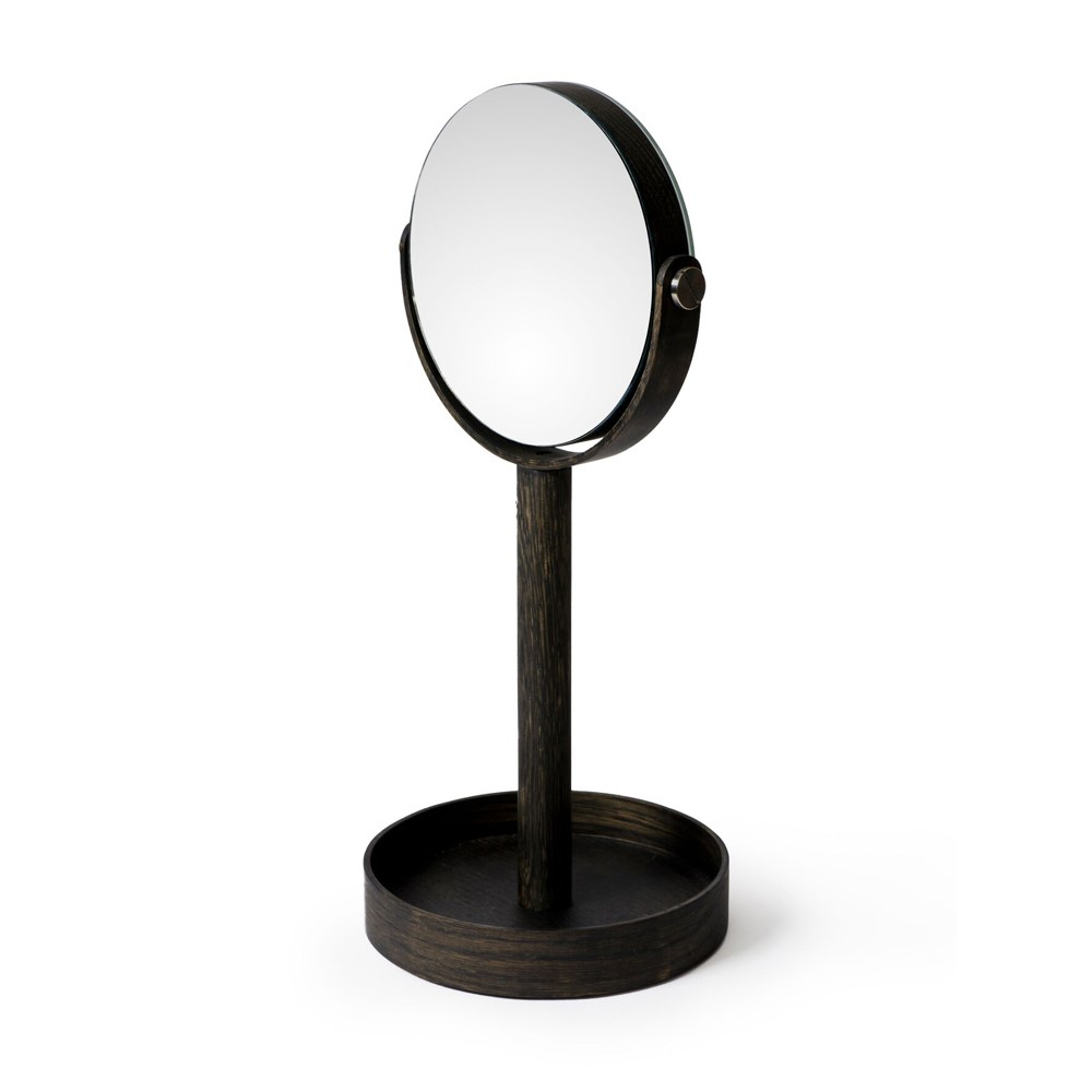 Close Up Mirror, H45 x W19.5 x D19.5cm, Black-3