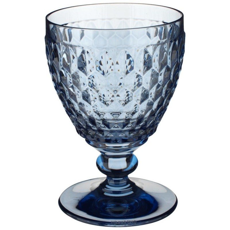 Boston Coloured White wine goblet, 12cm, Blue-0