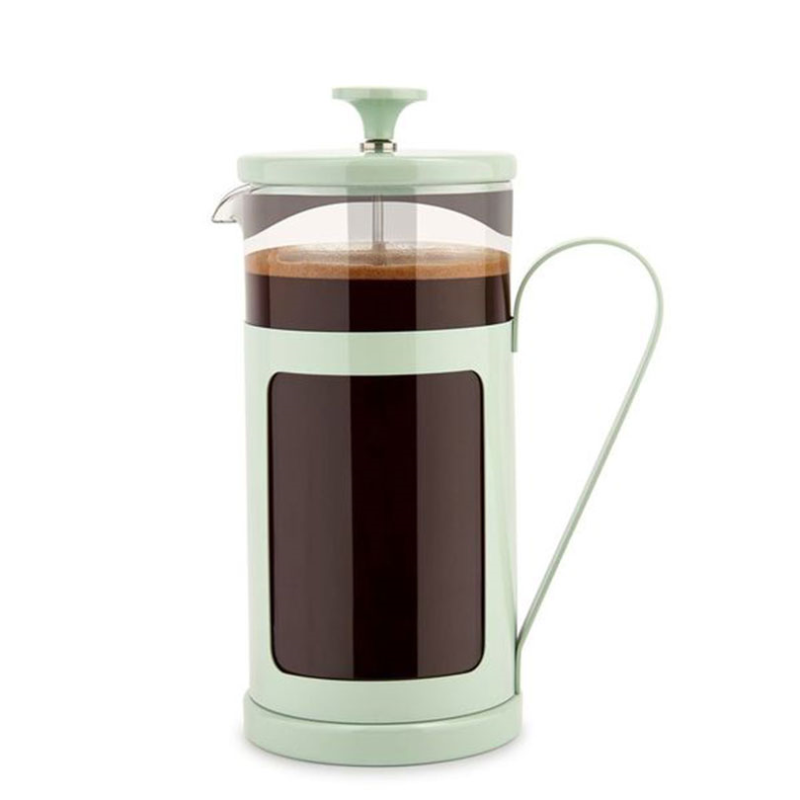 Monaco Stainless Steel Cafetière, 8 Cup, Mint-0