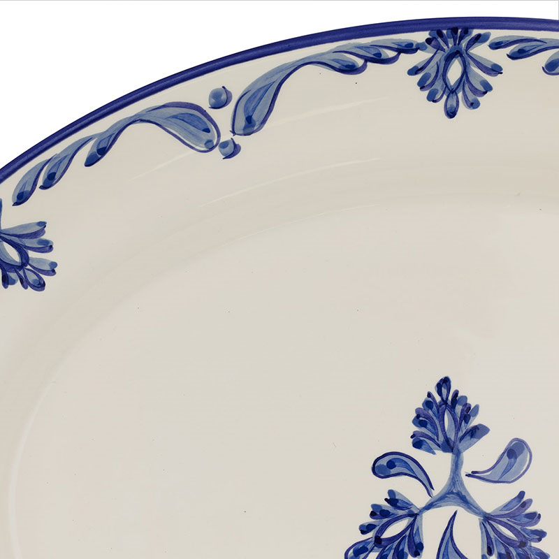 Eleanor Platter, 46x 35cm, Blue-5