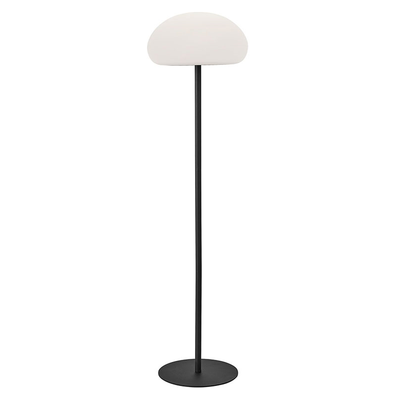 Sponge Floor Lamp, H126cm, Black and White-1