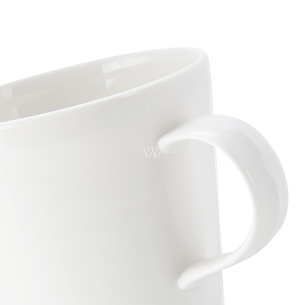 Pure Mugs Set of 4, 400ml, White-2