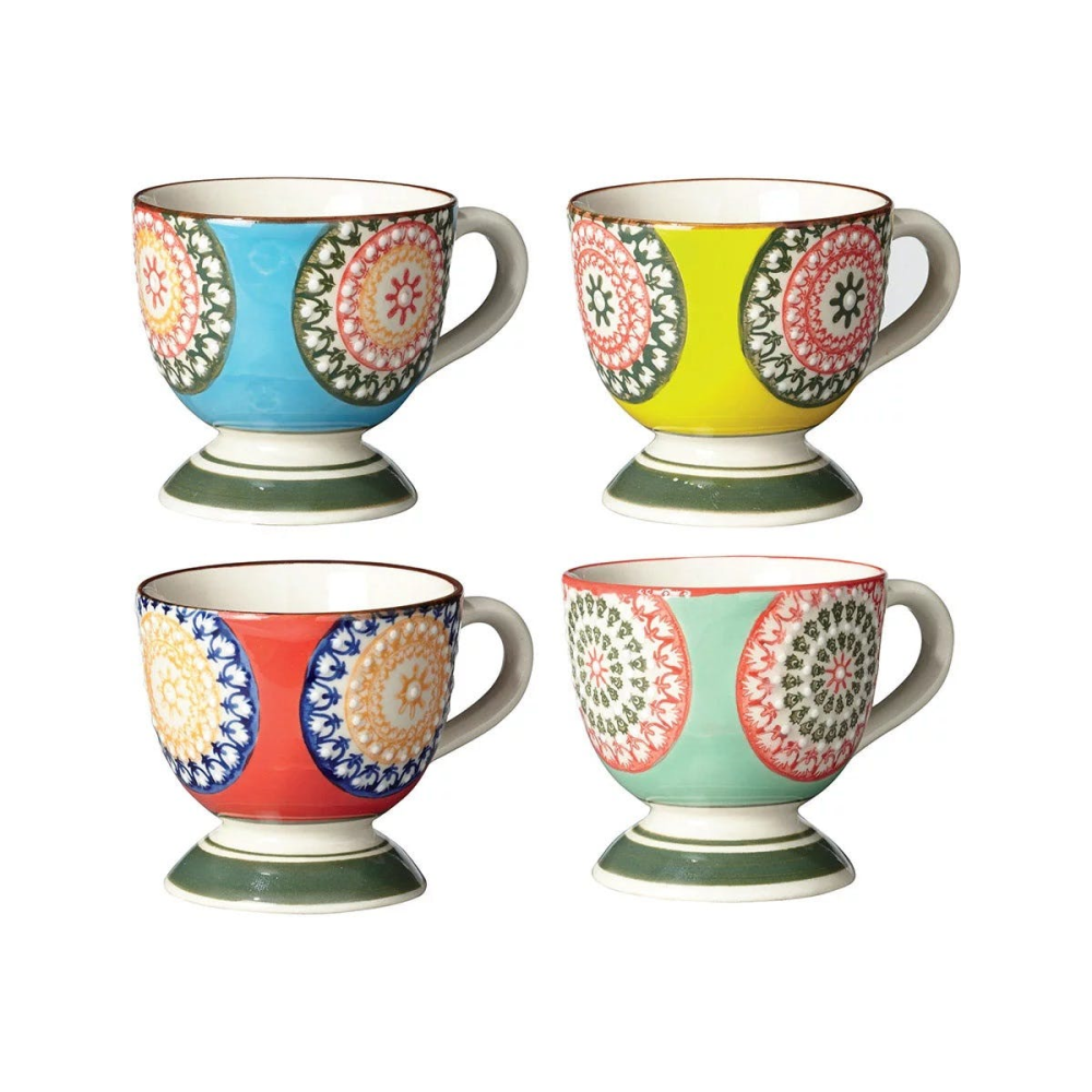 Florya Set of 4 espresso mugs, H7cm-0