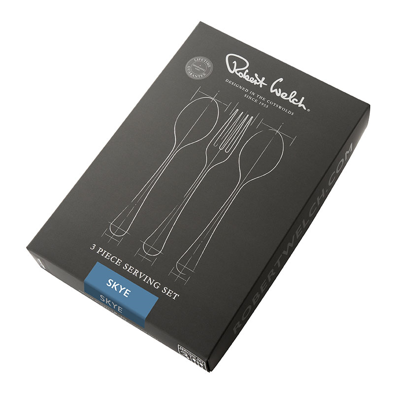 Skye 3 Piece Serving Set, Stainless Steel-2