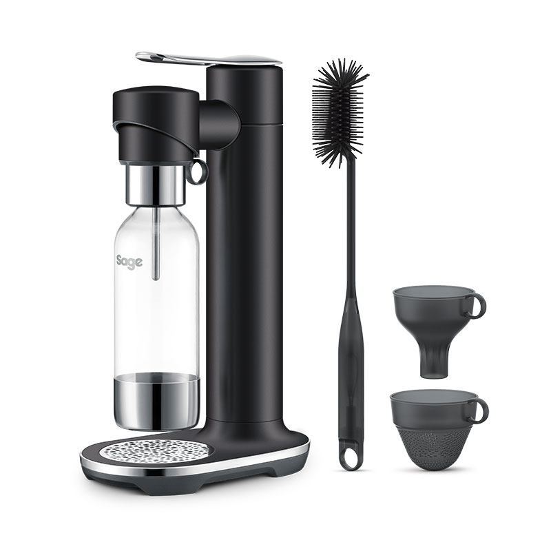 The Infizz Fusion Sparkling Drink Maker, H26cm, Black Truffle-2