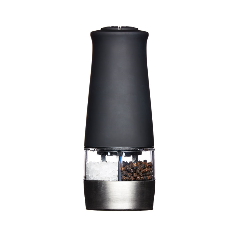 Electric salt and pepper mill, 17cm, Black-0