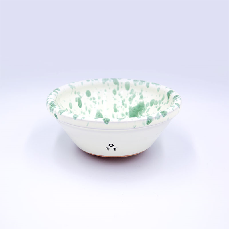 Splatter Nut Bowl, D12cm, Pistachio-0