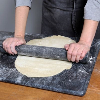 Marble Rolling Pin, 40cm, Dark-0