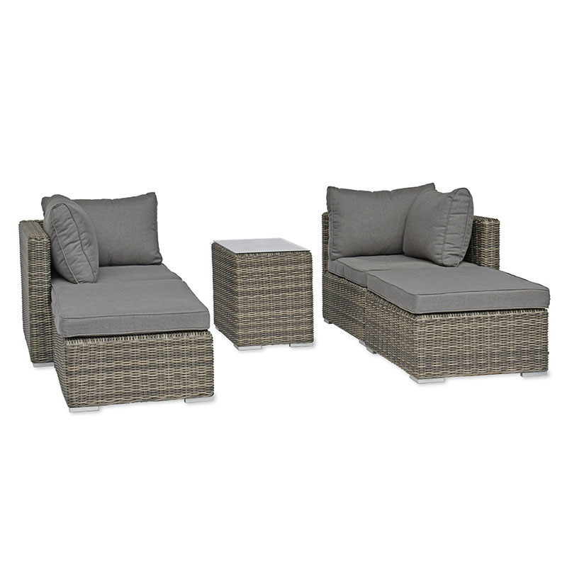 Selbourne Double Lounger Set, Natural-1