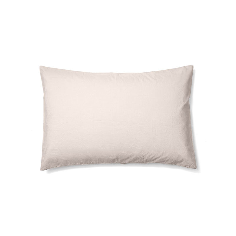 Relaxed Cotton Pair of Standard Pillowcases, Rose-3