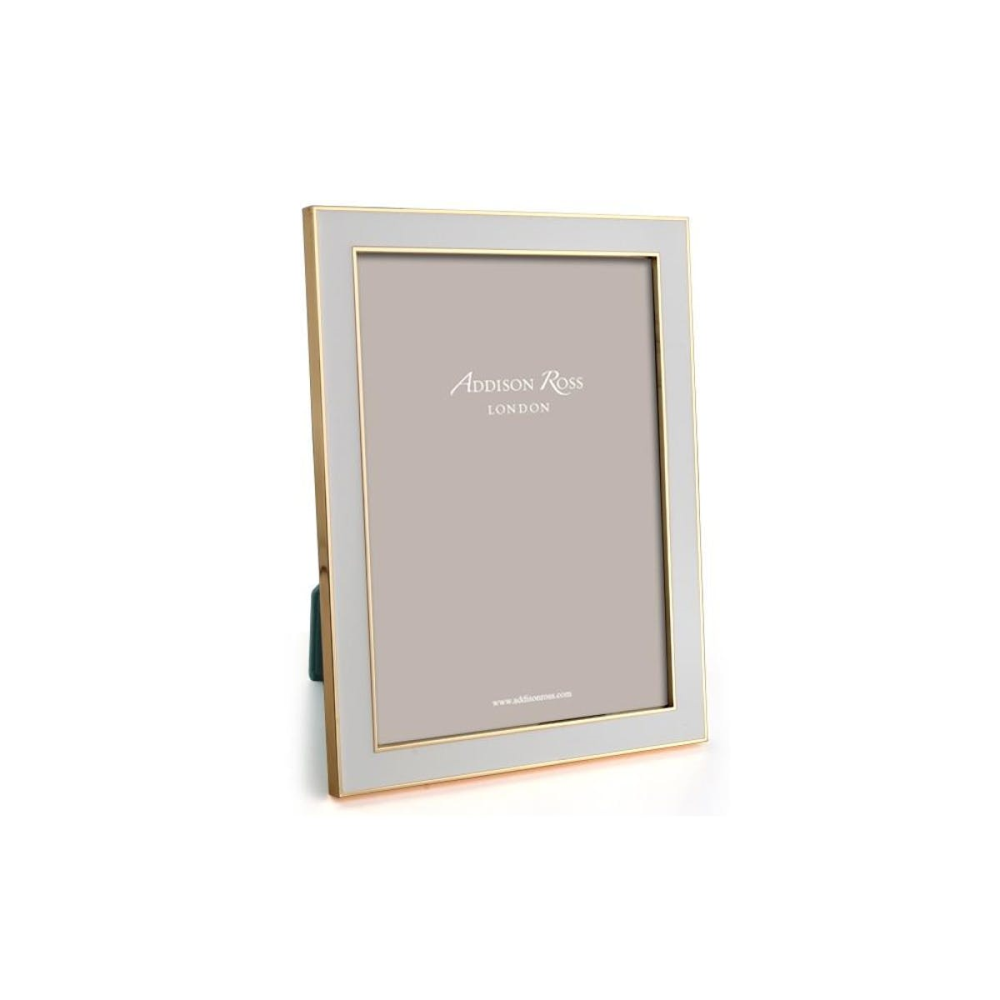 Enamel Range Photograph frame, 4 x 6" with 15mm border, Chiffon With Gold Plate-0