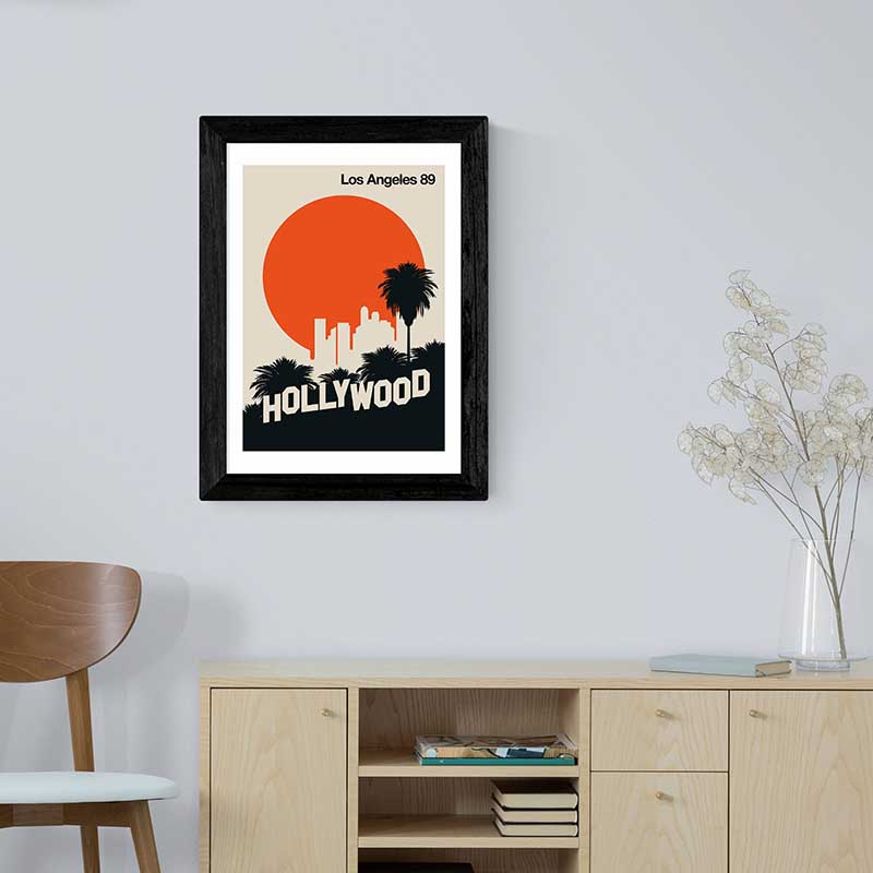 Bo Lundberg Hollywood 89 Print, Red-1