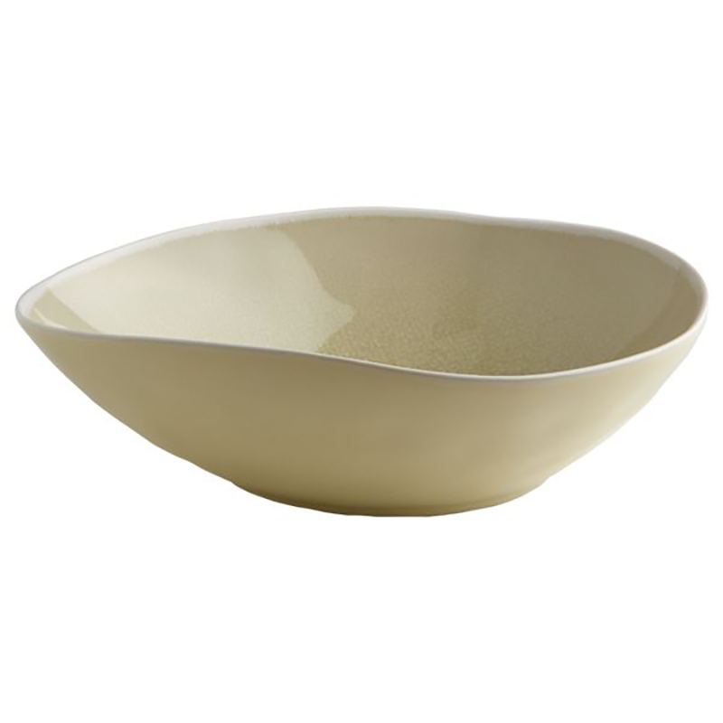 Vie Naturelle Soup/Cereal/Pasta Bowl, W20.2cm x D16.5cm, Cream-0