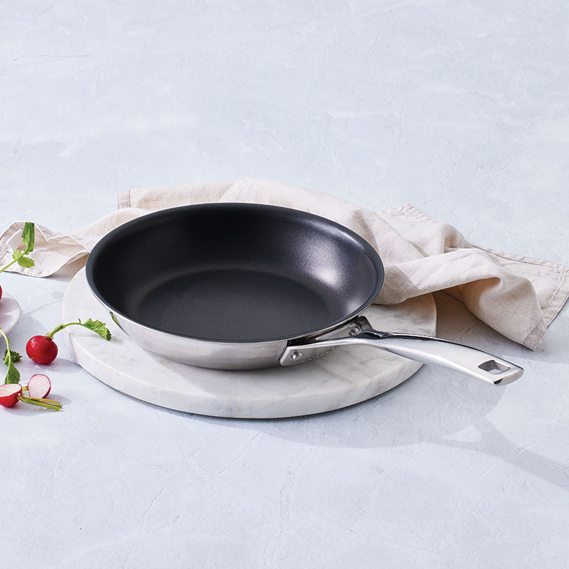 Classic 3-ply Non-Stick Omelette Pan, 20cm, Stainless Steel-6