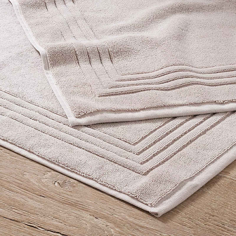 Egyptian Cotton Medium Bath Mat, 60 x 90cm, Oatmeal-2