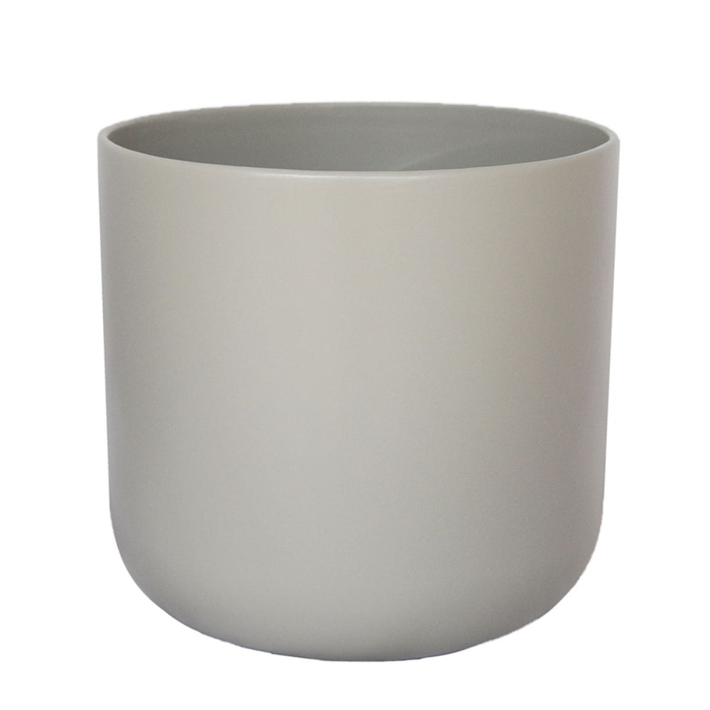 Lisbon Planter, H23.7 x W24 x D24cm, Light Grey-0