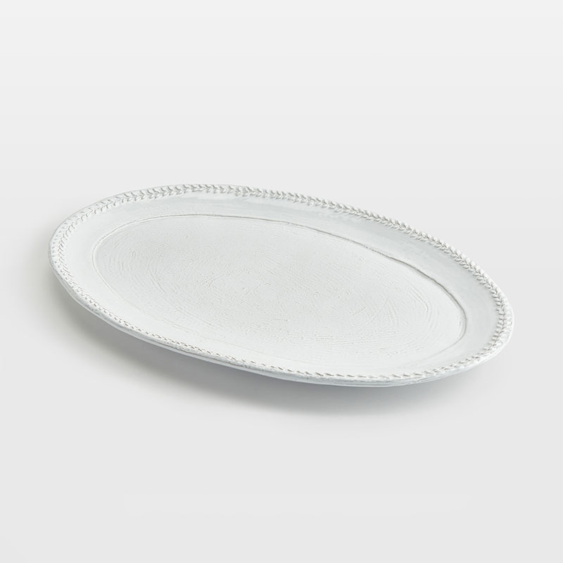 Hillcrest Platter, White-0