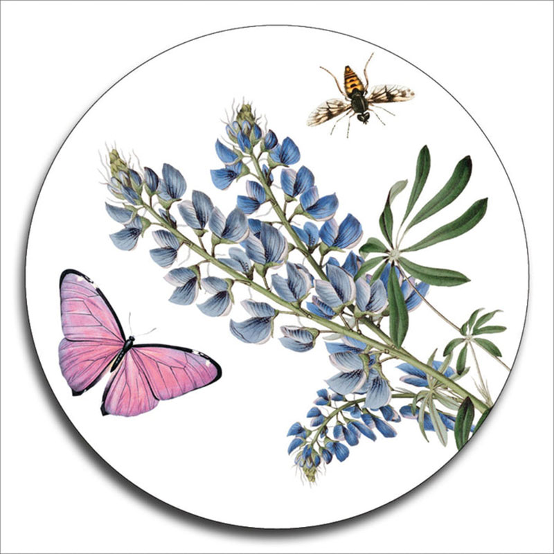 Country Garden Set of 4 Coasters, D10cm, Multi-1