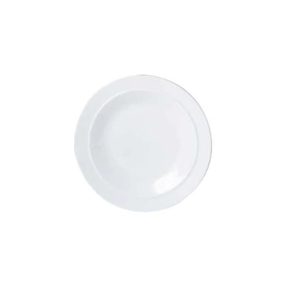 White Tea plate, 19 x 2cm-0