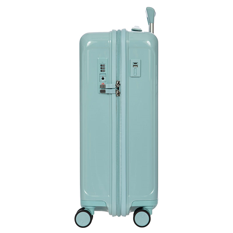 Positano Carry-on Trolley Suitcase, H55 x W23 x L38xcm, Light Blue-4