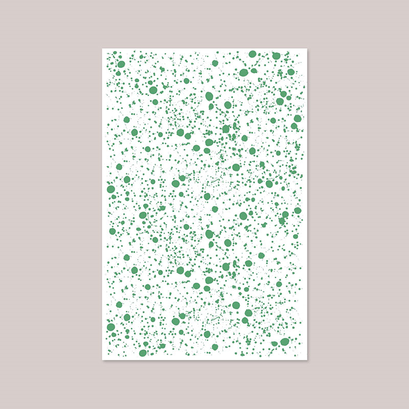 Splatter Tablecloth, W165 x L270cm, Smoke Green-1