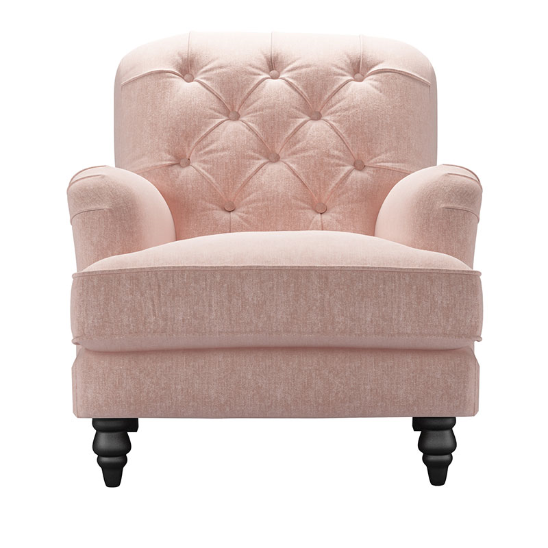 Snowdrop Armchair, Pavilion Pink-0