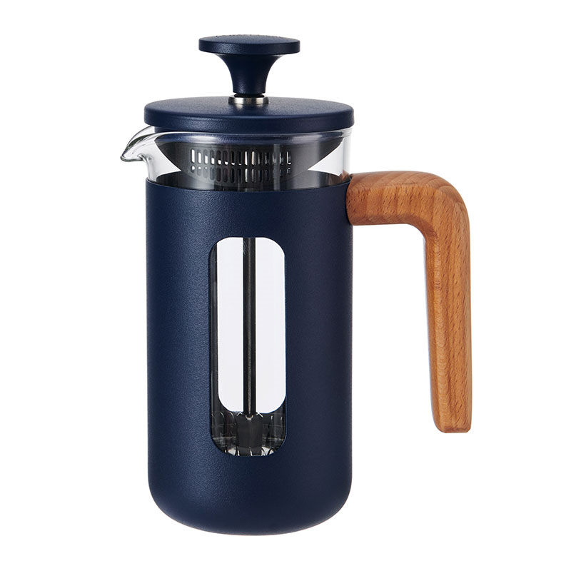 Pisa Cafetiere 3 Cup, Navy-4