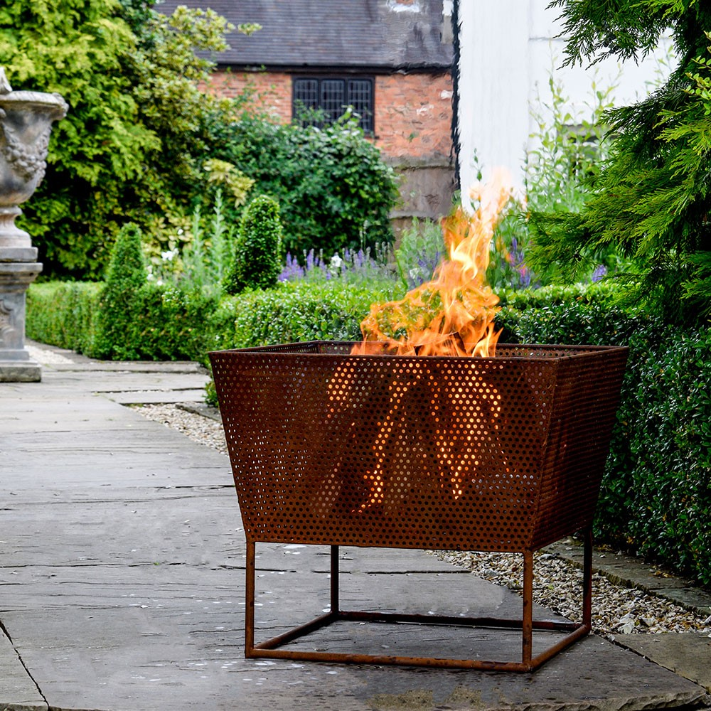 Norfolk Outdoor firebowl, W52cm, Rust-1