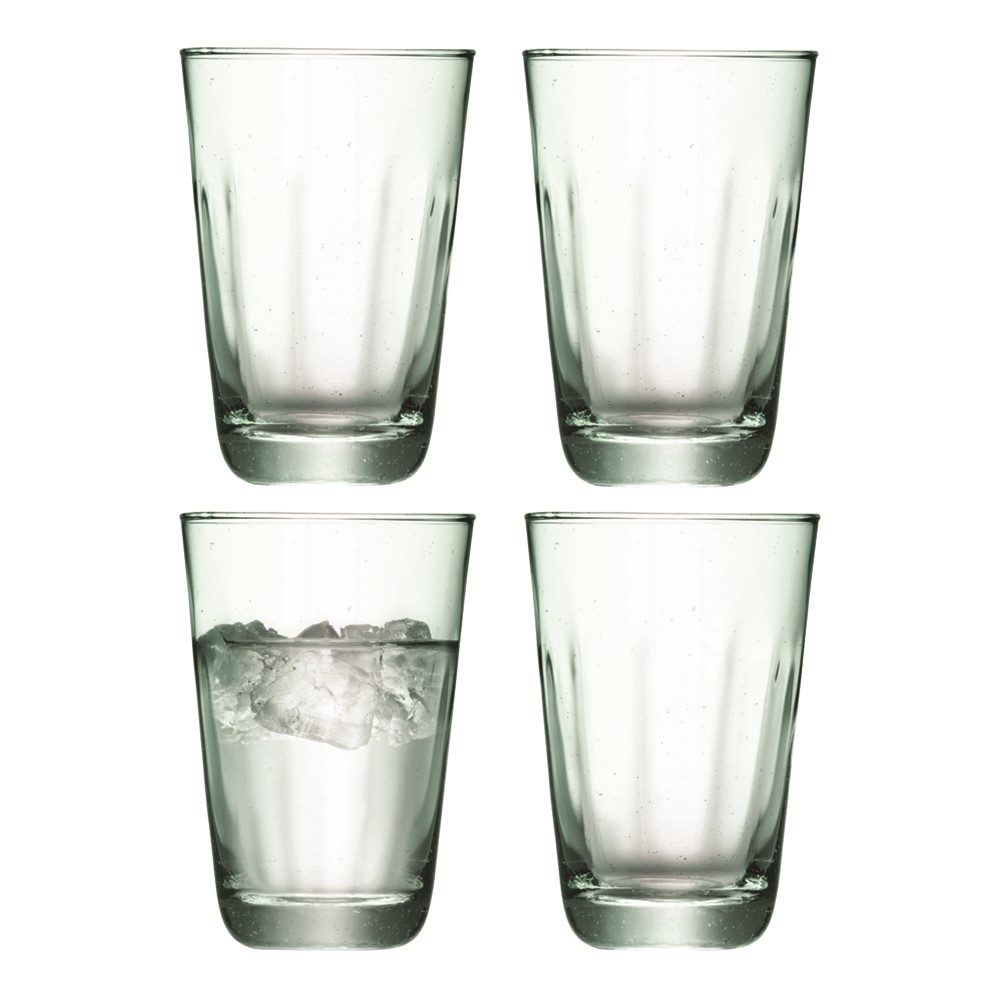 Mia Set of 4 highball tumblers, 350ml, recycled glass-0