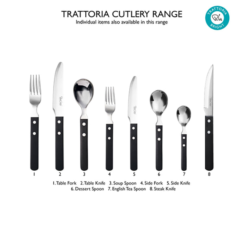 Trattoria Bright 24 Piece Cutlery Set-3