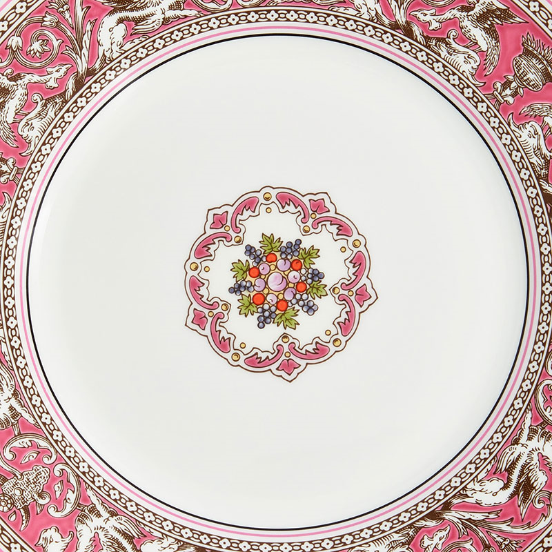 Florentine Plate, D20.6cm, Fuchsia-3