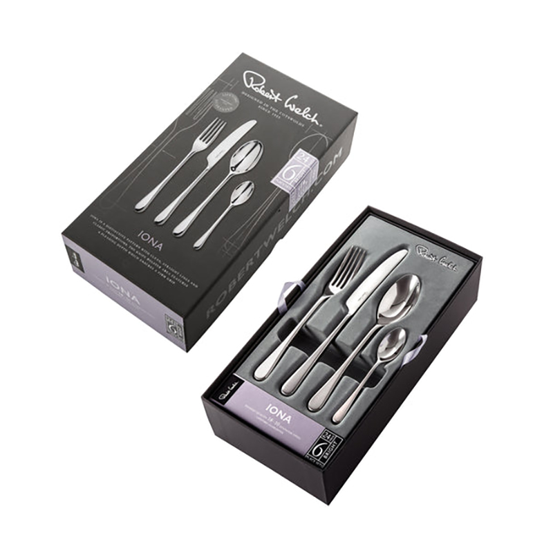 Iona Bright 24 piece cutlery set, Stainless Steel-3