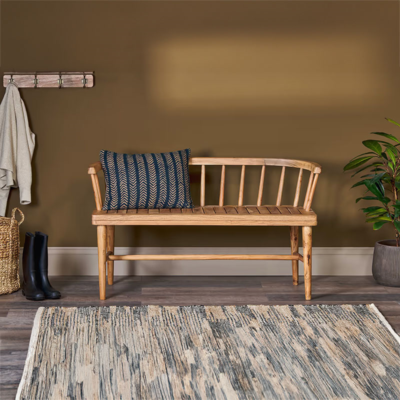 Tipu Acacia Wood Bench, Natural-0