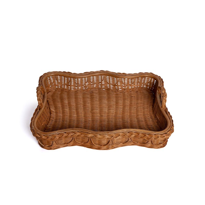 Hadley Rattan Tray, L53 x W40 x H10cm, Natural-1