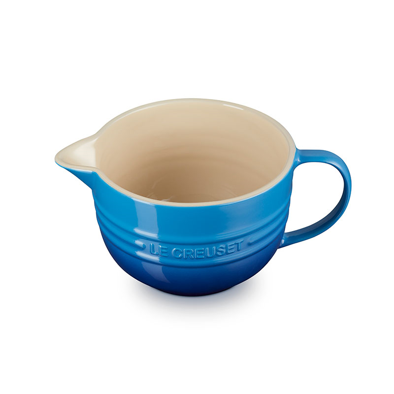 Stoneware Mixing Jug, 2L, Azure-1