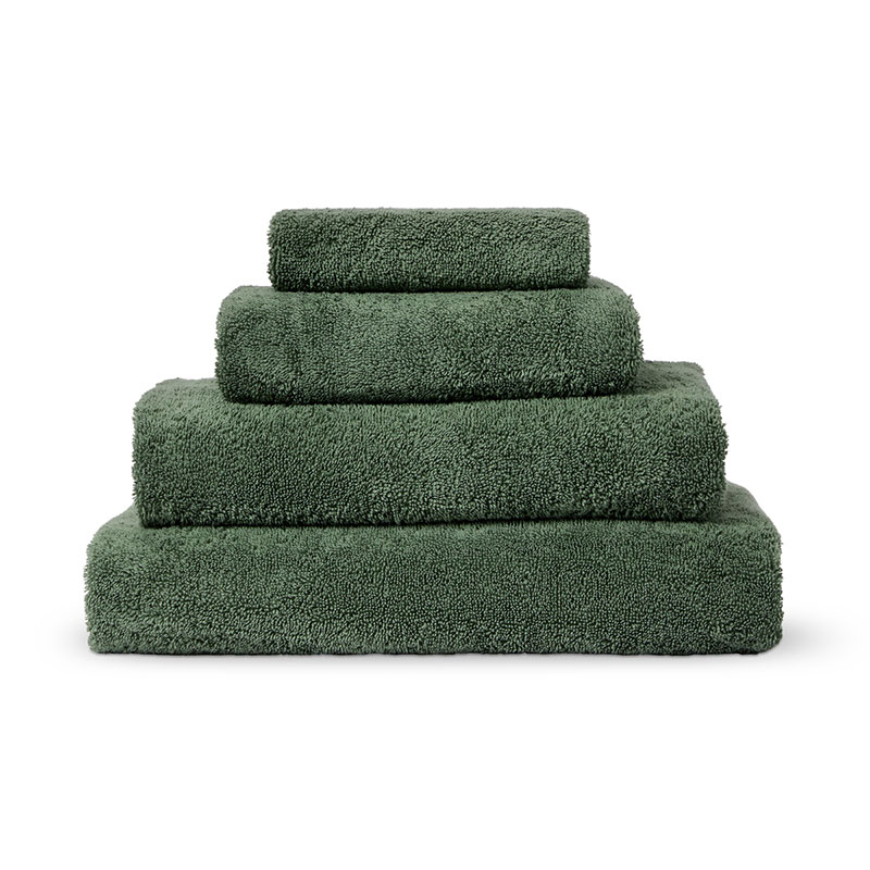 Plain Organic Cotton Hand Towel, Elm Green-0